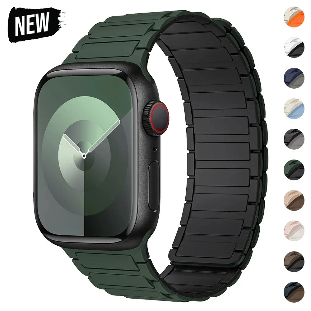iWatch Series Magnetic Loop Silicone Bracelet
